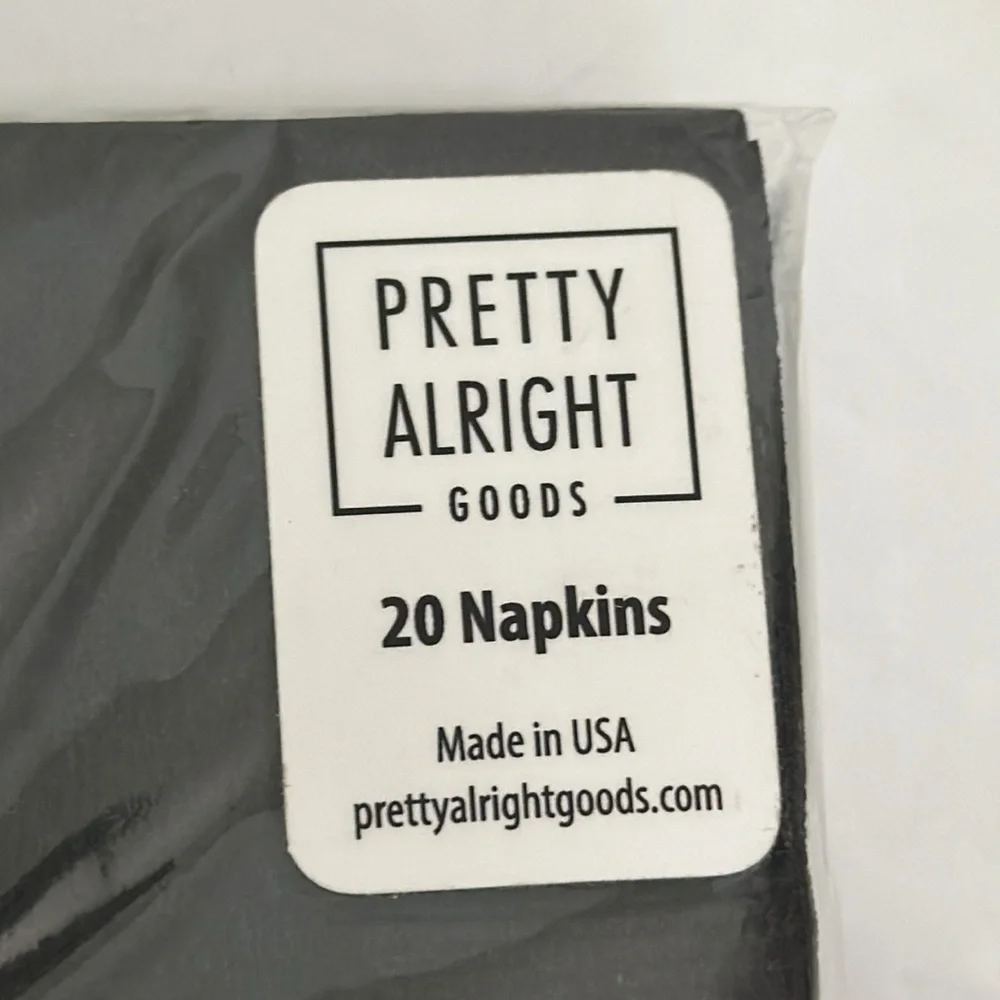 pretty alright goods 20 napkins